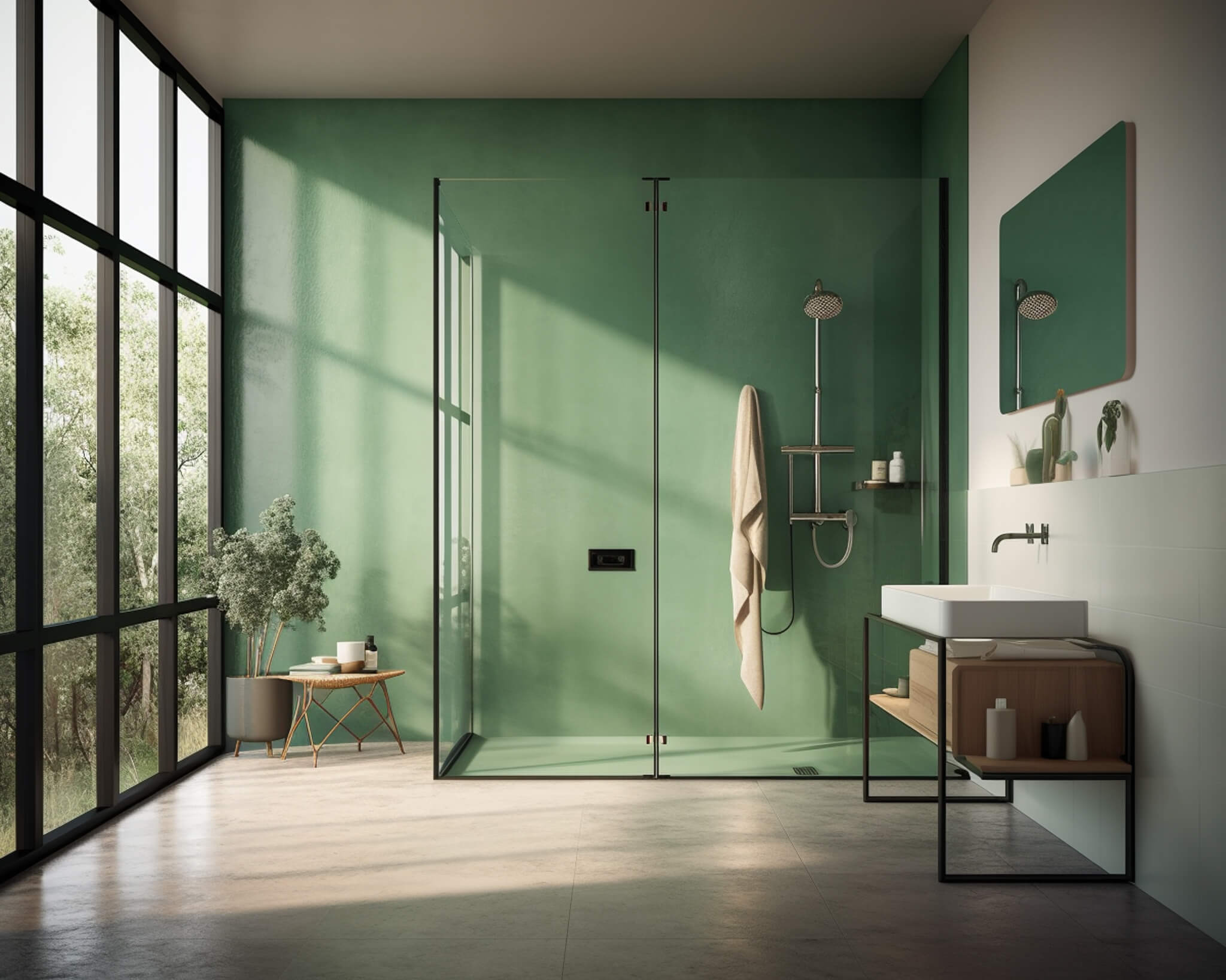Modernes, barrierefreies Badezimmer Modernes, barrierefreies Badezimmer