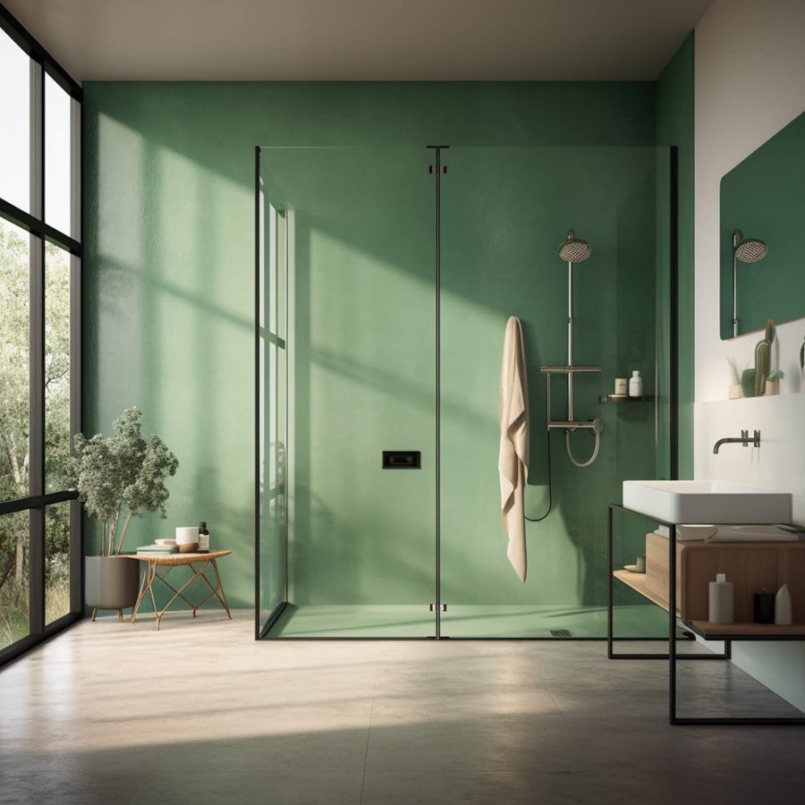Modernes, barrierefreies Badezimmer
